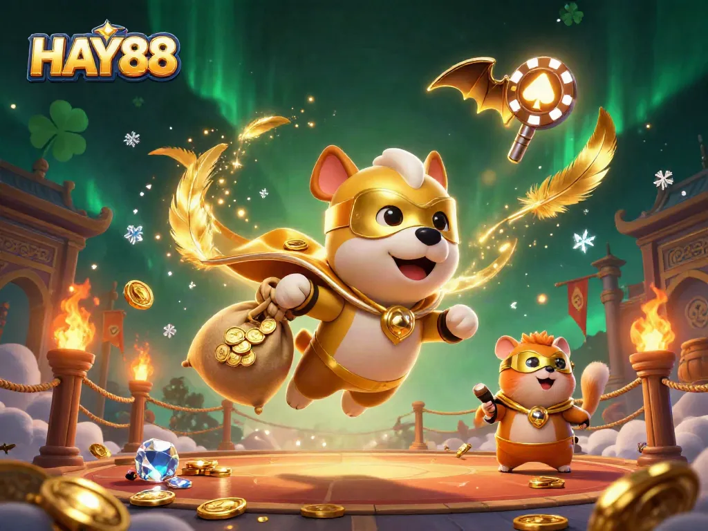 Experience the thrill at HAY88 with a dynamic casino adventure featuring animated superheroes!