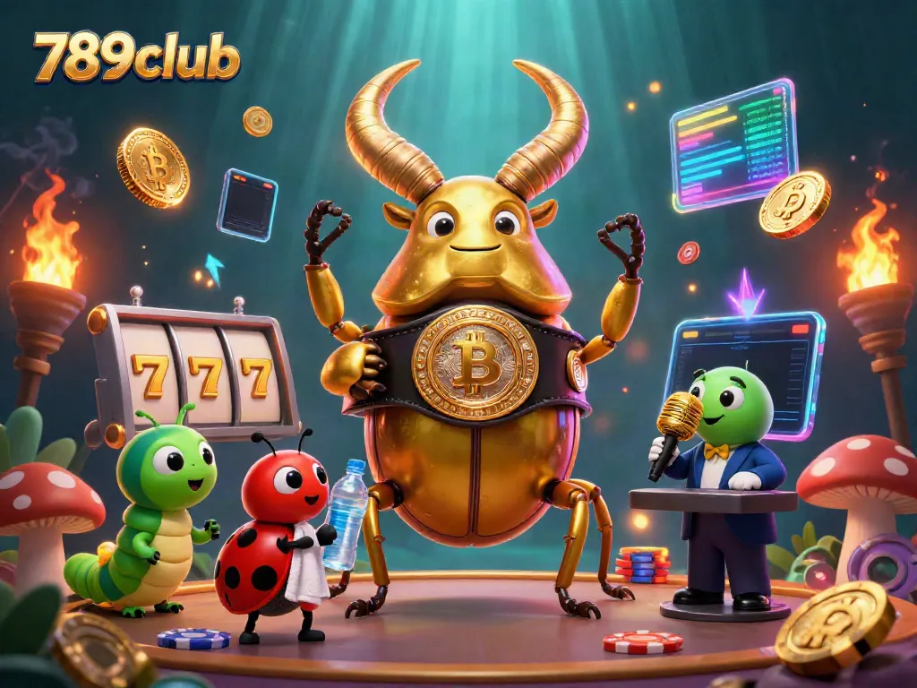 Join the action at 789club with dynamic 3D characters and vibrant gambling elements.