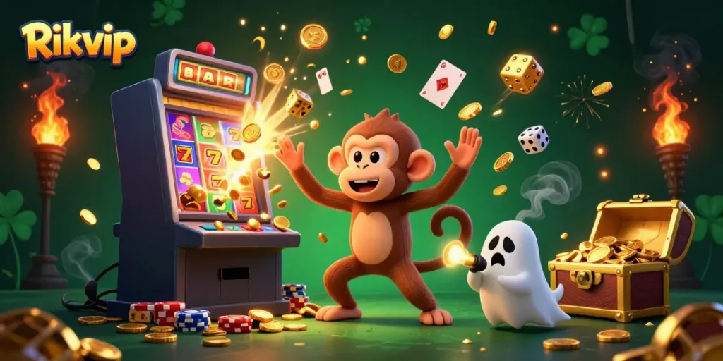 Experience thrilling wins at Rikvip's vibrant haunted casino filled with playful spirits and exciting games.