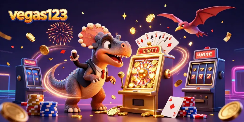 Momen mengesankan di vegas123 saat pachycephalosaurus memenangkan jackpot di mesin slot.