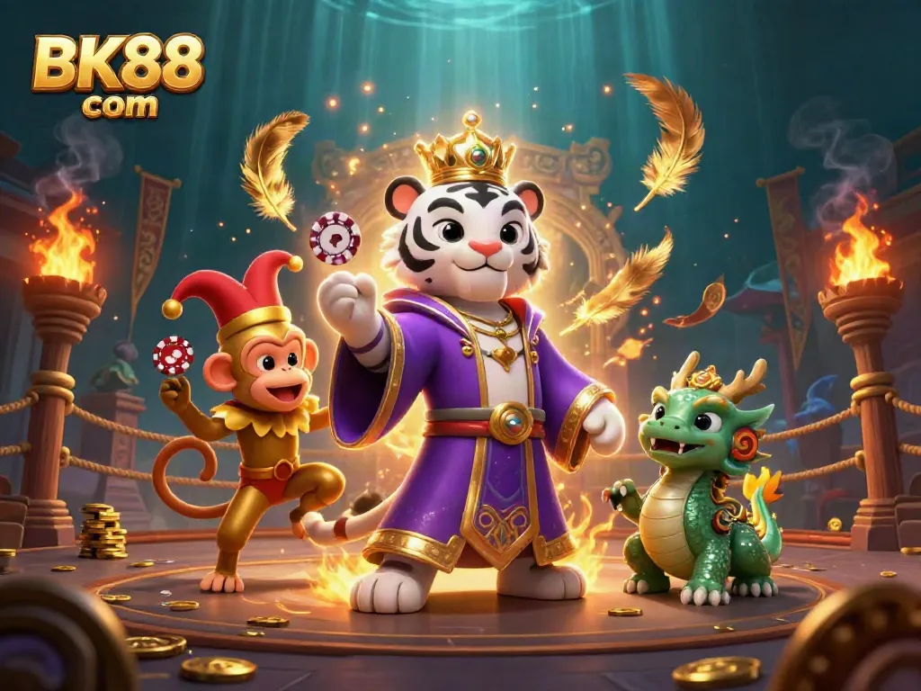 Engage with thrilling gaming experiences at BK88 com featuring a lively casino scene.